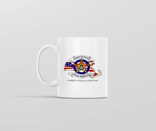 Fraternal Order of Police Everett, MA Lodge 40 Logo Mug